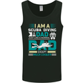 I'm a Scuba Dad Funny Fathers Day Diver Dive Mens Vest Tank Top Black