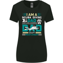 I'm a Scuba Dad Funny Fathers Day Diver Dive Womens Wider Cut T-Shirt Black