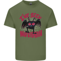 I've Seen Mothman Mens Cotton T-Shirt Tee Top Military Green