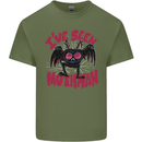 I've Seen Mothman Mens Cotton T-Shirt Tee Top Military Green