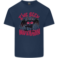 I've Seen Mothman Mens Cotton T-Shirt Tee Top Navy Blue