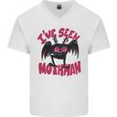 I've Seen Mothman Mens V-Neck Cotton T-Shirt White