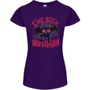 I've Seen Mothman Womens Petite Cut T-Shirt Purple