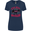 I've Seen Mothman Womens Wider Cut T-Shirt Navy Blue