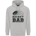 Ice Hockey Dad Fathers Day Childrens Kids Hoodie Sports Grey