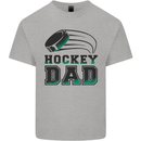 Ice Hockey Dad Fathers Day Kids T-Shirt Childrens Sports Grey