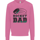 Ice Hockey Dad Fathers Day Mens Sweatshirt Jumper Azalea