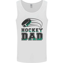 Ice Hockey Dad Fathers Day Mens Vest Tank Top White