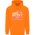 Ice Hockey Mom Mothers Day Childrens Kids Hoodie Orange
