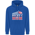Ice Hockey Mom Mothers Day Childrens Kids Hoodie Royal Blue