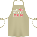 Ice Hockey Mom Mothers Day Cotton Apron 100% Organic Khaki