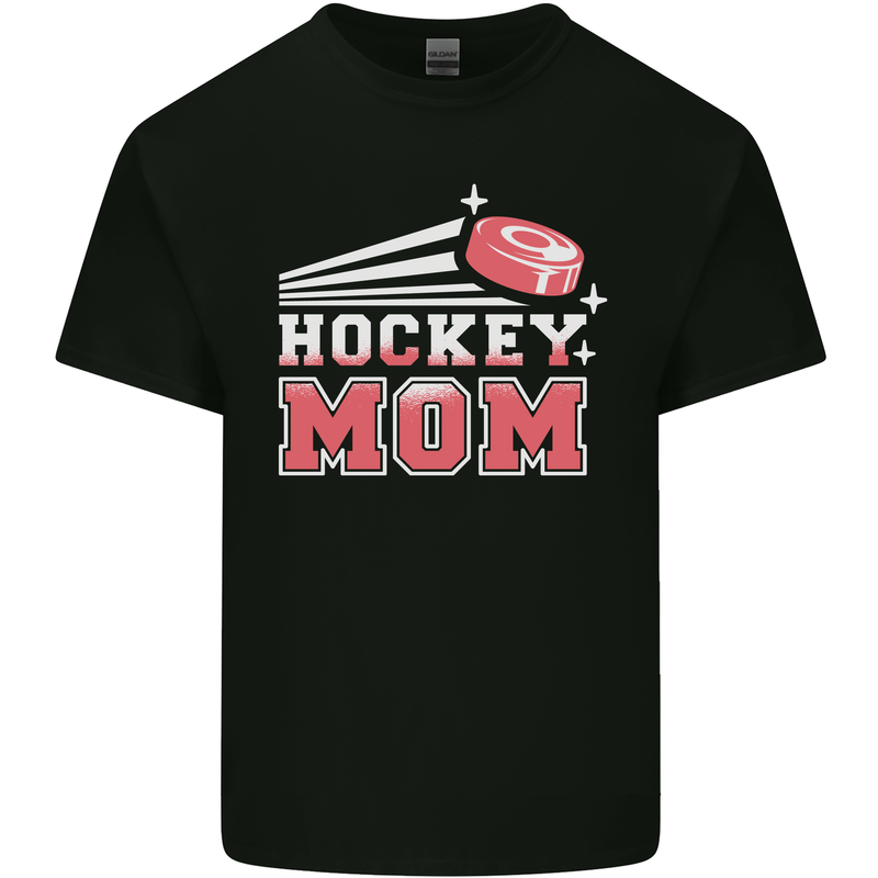 Ice Hockey Mom Mothers Day Kids T-Shirt Childrens Black