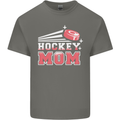 Ice Hockey Mom Mothers Day Kids T-Shirt Childrens Charcoal