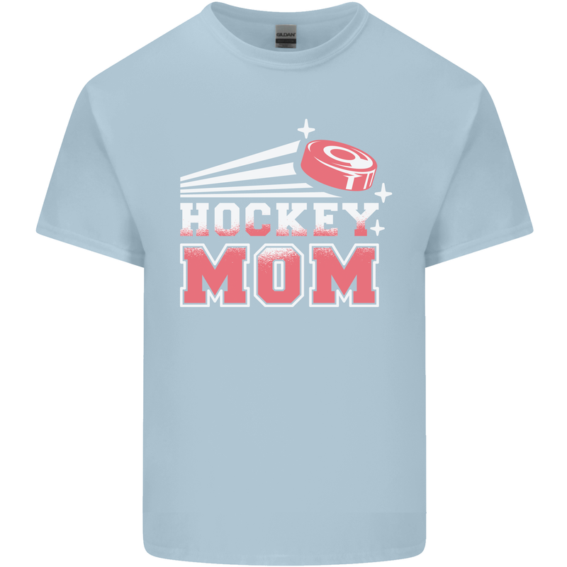 Ice Hockey Mom Mothers Day Kids T-Shirt Childrens Light Blue