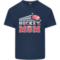 Ice Hockey Mom Mothers Day Kids T-Shirt Childrens Navy Blue