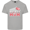 Ice Hockey Mom Mothers Day Kids T-Shirt Childrens Sports Grey