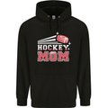 Ice Hockey Mom Mothers Day Mens 80% Cotton Hoodie Black