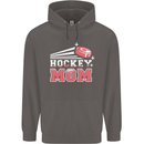Ice Hockey Mom Mothers Day Mens 80% Cotton Hoodie Charcoal