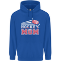 Ice Hockey Mom Mothers Day Mens 80% Cotton Hoodie Royal Blue