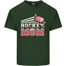 Ice Hockey Mom Mothers Day Mens Cotton T-Shirt Tee Top Forest Green