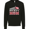 Ice Hockey Mom Mothers Day Mens Sweatshirt Jumper Black