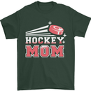 Ice Hockey Mom Mothers Day Mens T-Shirt 100% Cotton Forest Green