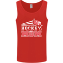 Ice Hockey Mom Mothers Day Mens Vest Tank Top Red