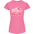 Ice Hockey Mom Mothers Day Womens Petite Cut T-Shirt Azalea