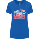 Ice Hockey Mom Mothers Day Womens Wider Cut T-Shirt Royal Blue