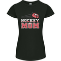 Ice Hockey Mum Mothers Day Womens Petite Cut T-Shirt Black