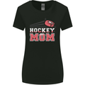 Ice Hockey Mum Mothers Day Womens Wider Cut T-Shirt Black