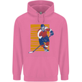 Ice Hockey Player Childrens Kids Hoodie Azalea