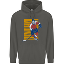 Ice Hockey Player Childrens Kids Hoodie Storm Grey