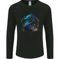 Ice Water Dragon Mens Long Sleeve T-Shirt Black