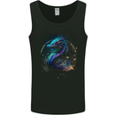 Ice Water Dragon Mens Vest Tank Top Black