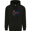 Iceland Skull Gym Training Bodybuilding Childrens Kids Hoodie Black
