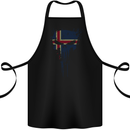 Iceland Skull Gym Training Bodybuilding Cotton Apron 100% Organic Black