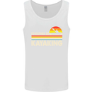 Id Rather be Kayaking Funny Kayak Canoe Mens Vest Tank Top White