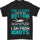 Idiots Funny Scuba Diving Diver Dive Mens T-Shirt 100% Cotton Black
