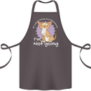 If I Can't Bring My Chihuahua Funny Dog Cotton Apron 100% Organic Dark Grey
