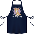 If I Can't Bring My Chihuahua Funny Dog Cotton Apron 100% Organic Navy Blue