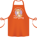If I Can't Bring My Chihuahua Funny Dog Cotton Apron 100% Organic Orange