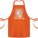 If I Can't Bring My Chihuahua Funny Dog Cotton Apron 100% Organic Orange