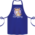 If I Can't Bring My Chihuahua Funny Dog Cotton Apron 100% Organic Royal Blue