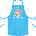 If I Can't Bring My Chihuahua Funny Dog Cotton Apron 100% Organic Turquoise