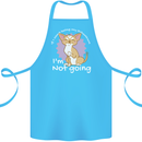 If I Can't Bring My Chihuahua Funny Dog Cotton Apron 100% Organic Turquoise