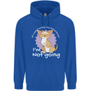 If I Can't Bring My Chihuahua Funny Dog Mens 80% Cotton Hoodie Royal Blue