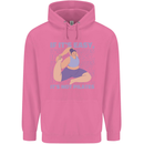 If It's Easy Its Not Pilates Funny Yoga Mens 80% Cotton Hoodie Azelea