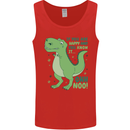 If You're Happy Funny Dinosaur T-Rex Mens Vest Tank Top Red