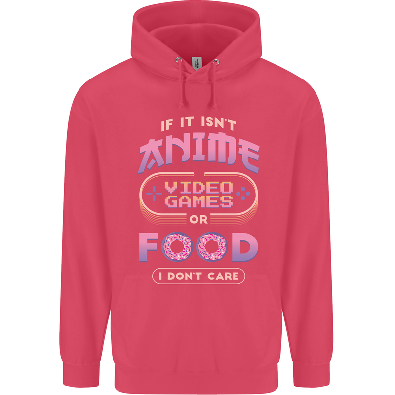 If it Isn't Anime Video Games or Food Funny Childrens Kids Hoodie Heliconia